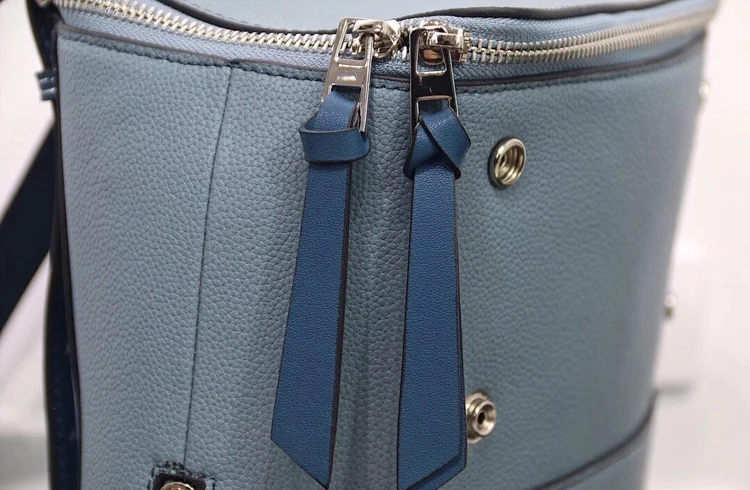 fashion Women genuine leather Backpack, lady real leather dumbo backpack,girl leather school bag,free shipping