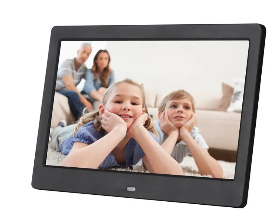Цифровая фоторамка 10 дюймов HD LED фотоальбом с высоким разрешением MP3 MP4 видеоплеер