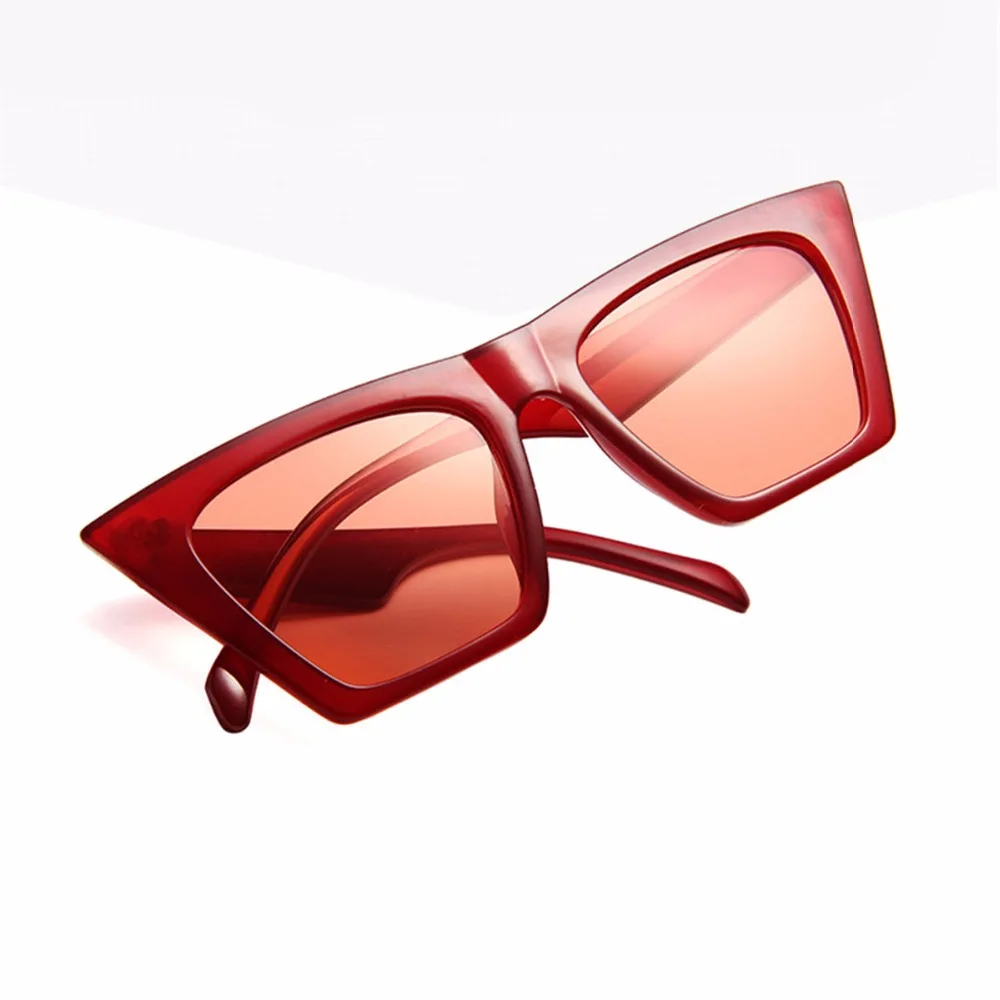 Australia Style Vintage Cat Eye Sunglasses Women 2019 Luxury Brand 90s Fashion Cateye Sun Glasses Female Lady Shades Retro Big | Аксессуары