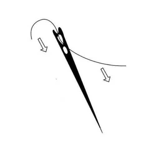 12 шт. швейные иглы с двойным отверстием из нержавеющей стали|hand sewing needles|sewing