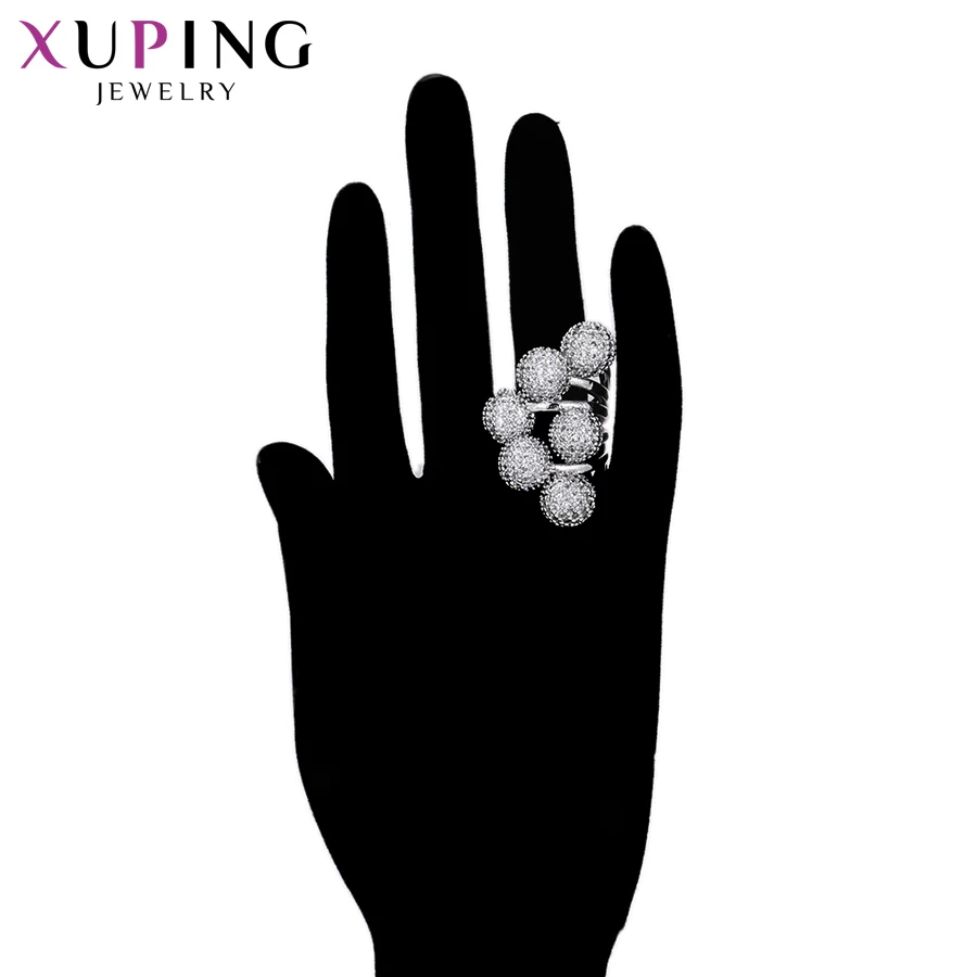 Модные ювелирные изделия Xuping кольца с родиевым покрытием для женщин уникальный