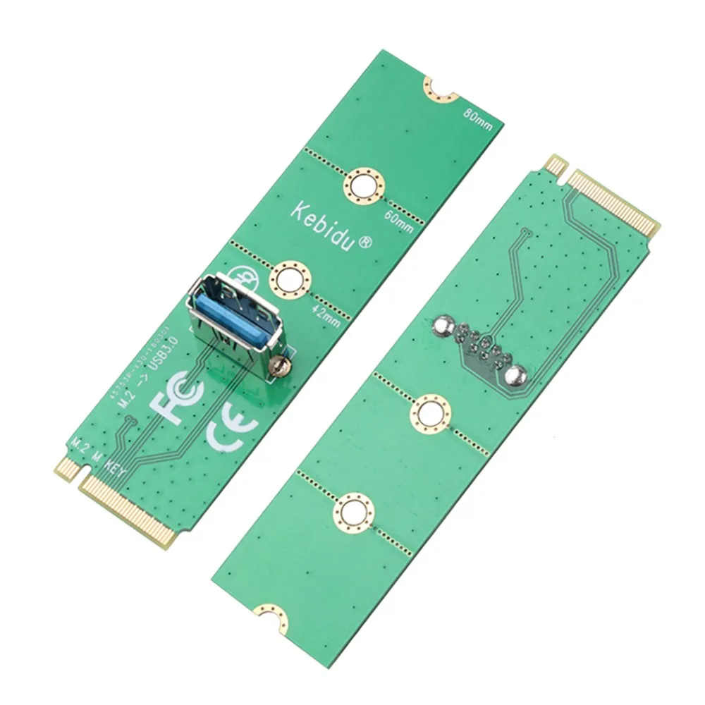 Kebidu новейшая зеленая карта M.2 на USB 3 0 для PCIe PCI E Райзер карты машины майнинга