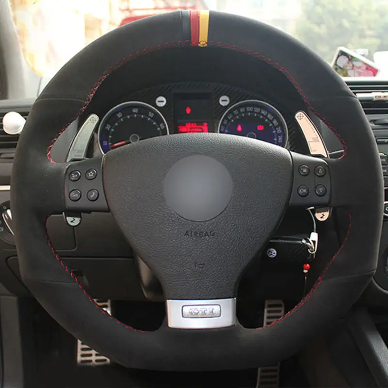Чехол на руль для Volkswagen Golf 5 Mk5 R32|Чехлы руль| |