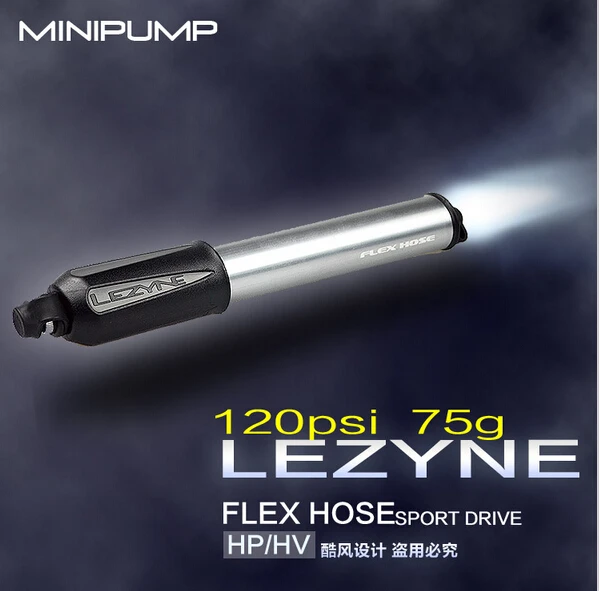 Велосипедный мини насос lezyne ультра светильник портативный высокого давления 120psi