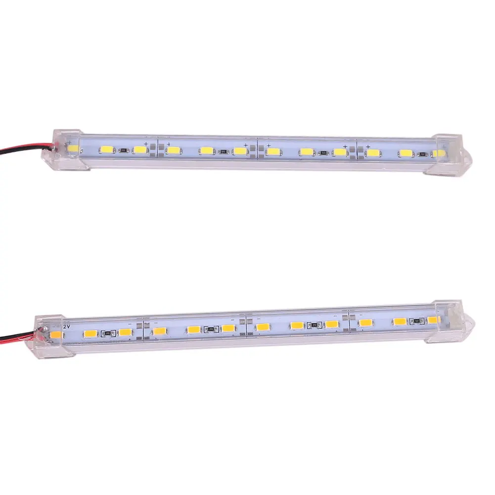 1 м 12LED полосы света прозрачность зажим жесткий водонепроницаемый двор | Лампы и