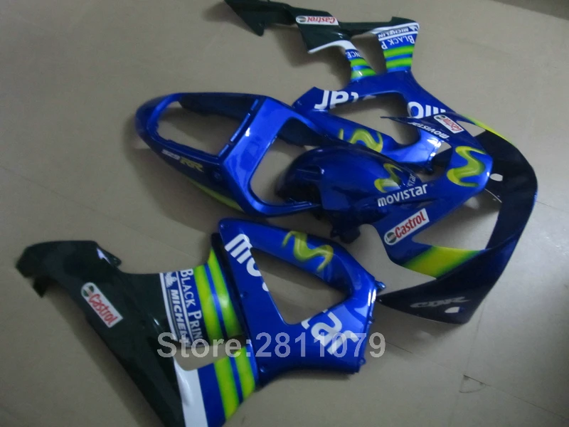 Литье под давлением Горячая продажа обтекатель комплект для Honda CBR 929RR 00 01 зеленый