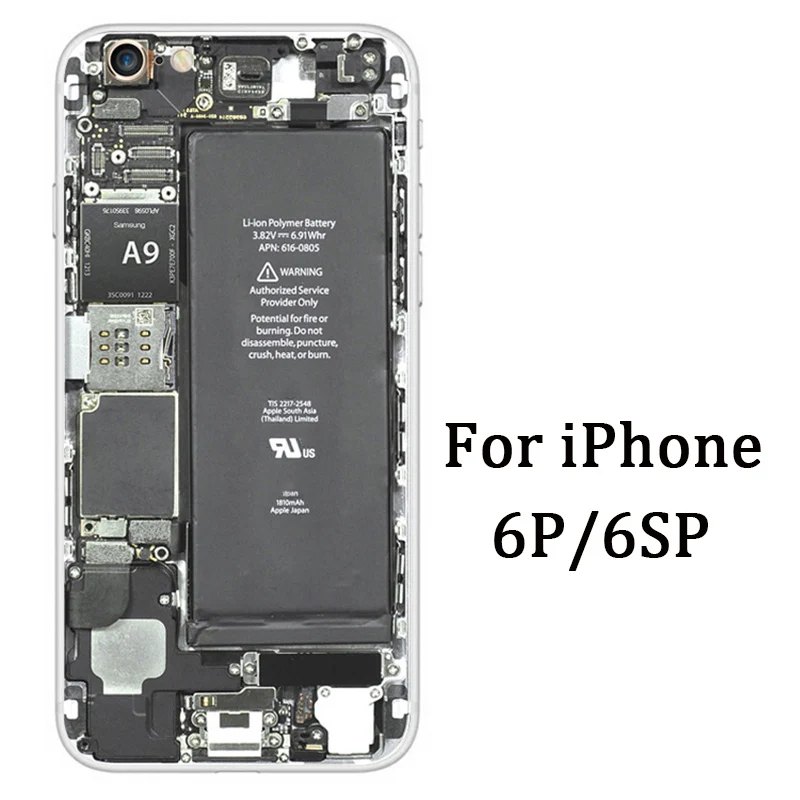 Новейшая имитация ремонта телефона наклейки для iPhone 7 8 Plus 6 6S пленка ПВХ наклейка для iPhone X Xr Xs Max прочный клей оболочки тела - Цвет: For 6 Plus 6S Plus