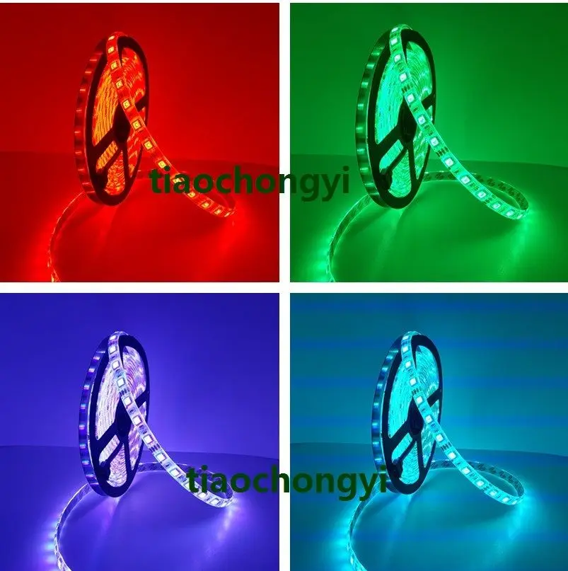 20 м 5050 RGB светодиодный светильник IP20 + 18A сенсорный контроллер усилитель Мощность