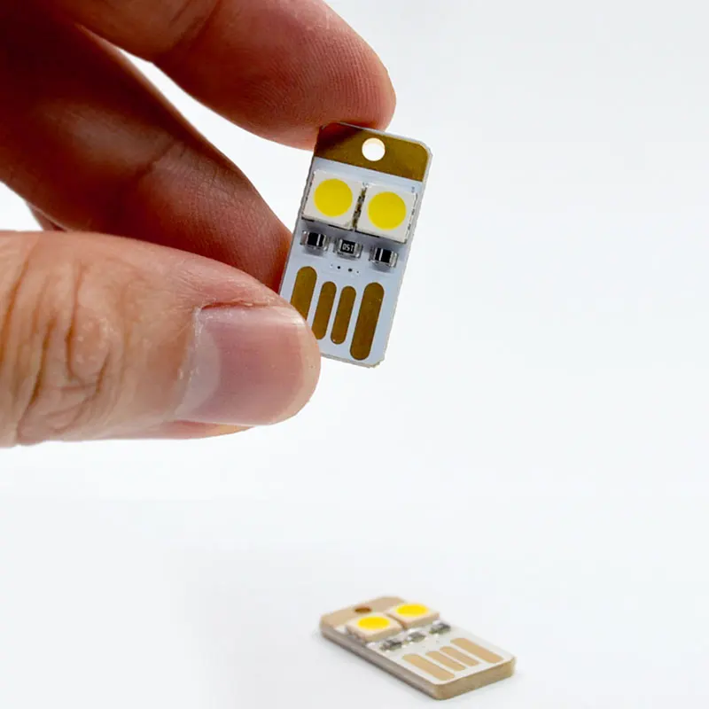 2 шт. мини USB мощность светодио дный светодиодный ночник В лампа 5 в