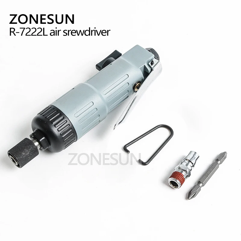 ZONESUN 7222L 5 мм болт пневматические инструменты Пневматическая отвертка мощные