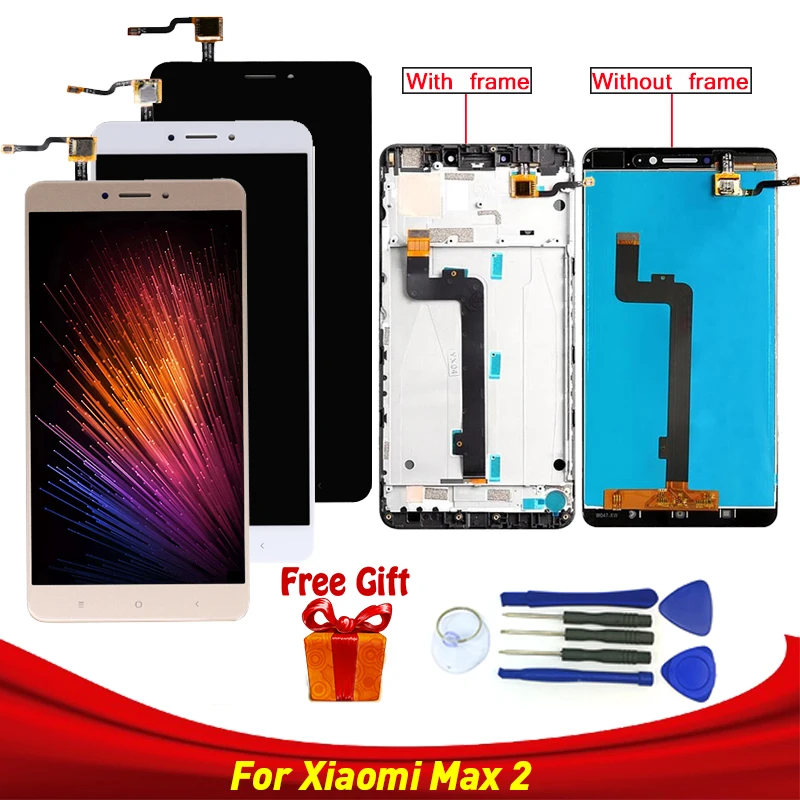 ЖК дисплей для Xiaomi Mi Max2 сенсорный экран с дигитайзером MI сменный дисплея