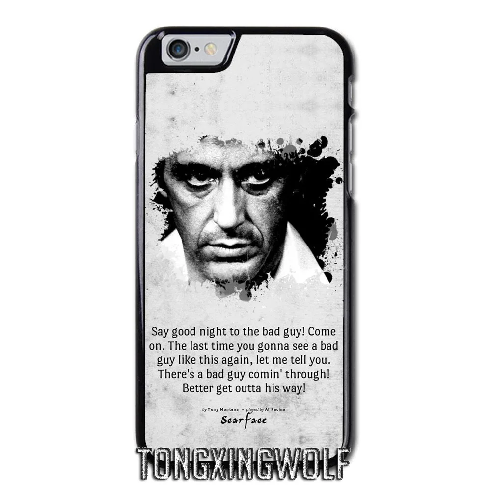Scarface Тони Монтана чехол для Samsung S4 S5 S6 S7 S8 eege плюс Примечание 2 3 4 5 8 Huawei P8 p9 P10 Lite 2017 |