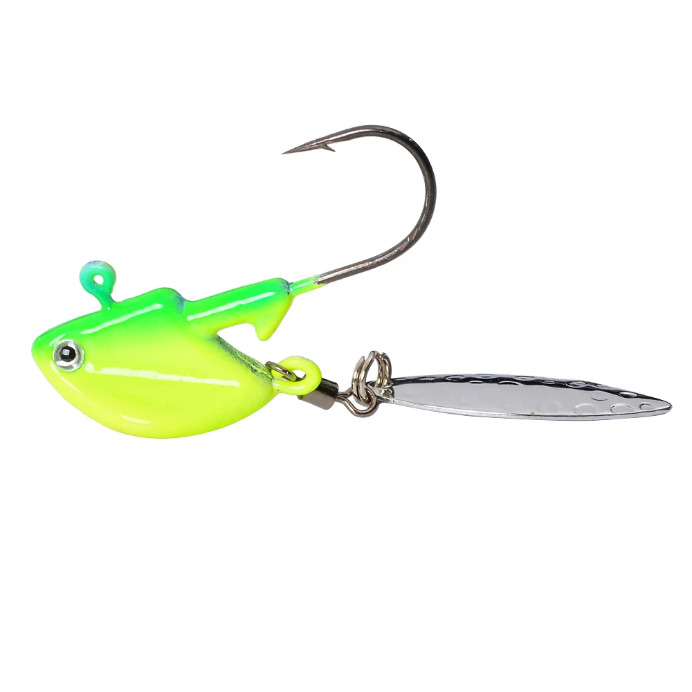 5 шт. Рыбная ловля джиг головка блесна крюк с металлическая приманка рыболовные