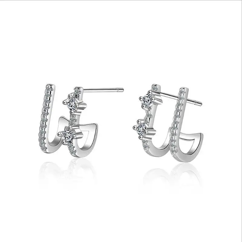 Everoyal модные золотистые серьги с кристаллами для женщин аксессуары