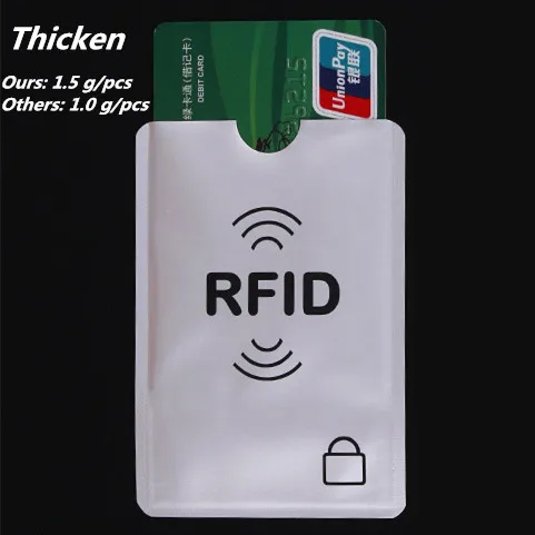 Сгущенный Анти Rfid блокирующий ридер замок банк держатель для карт ID банк чехол для Карт Rfid защита металлический кредитный держатель для карт Алюминий