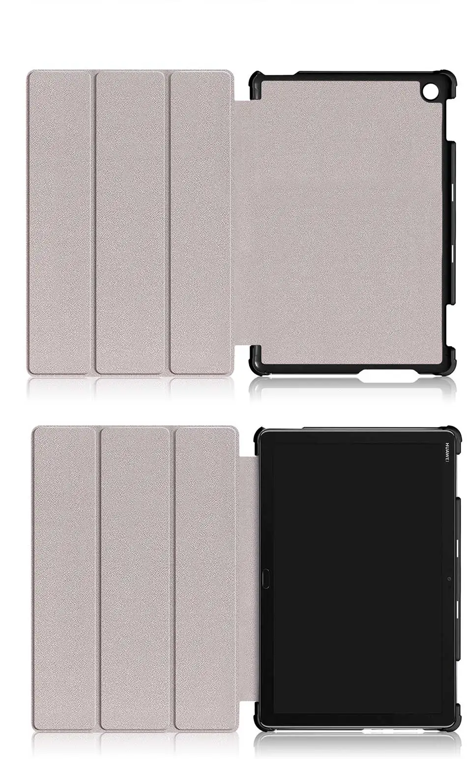 Чехол для Huawei MediaPad M5 Lite 10 BAH2-W19/L09/W09 Ультратонкий чехол-подставка из искусственной кожи для медиа-планшета M5 Lite 10,1"