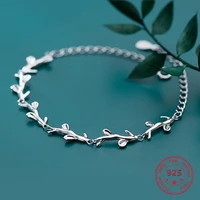 2019 new 925 sterling silver fashion free leaves bracelets for women jewelry