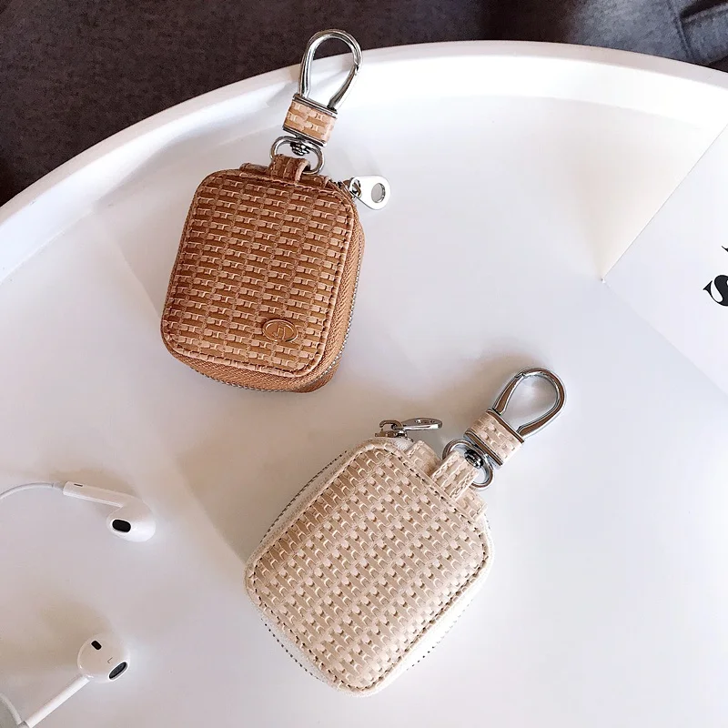 Чехол для AirPods, роскошный защитный чехол из искусственной кожи, Bluetooth, беспроводной чехол для наушников, аксессуары для AirPods, сумки, зарядная коробка