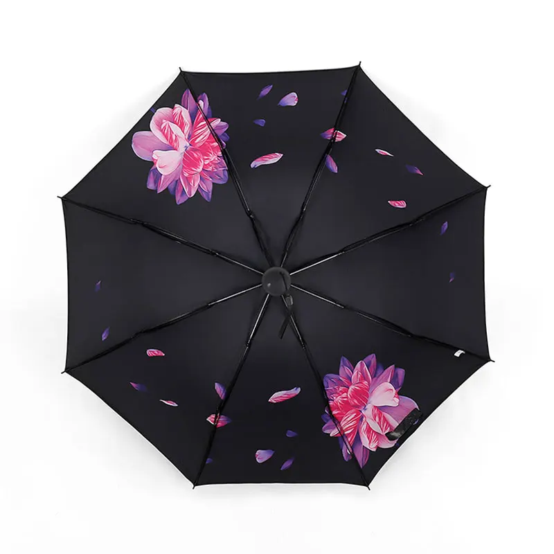 

Sun protection Umbrella Windproof Folding Double Layer Umbrella Rain Protection Umbrella for Woman use 14colors Supplies