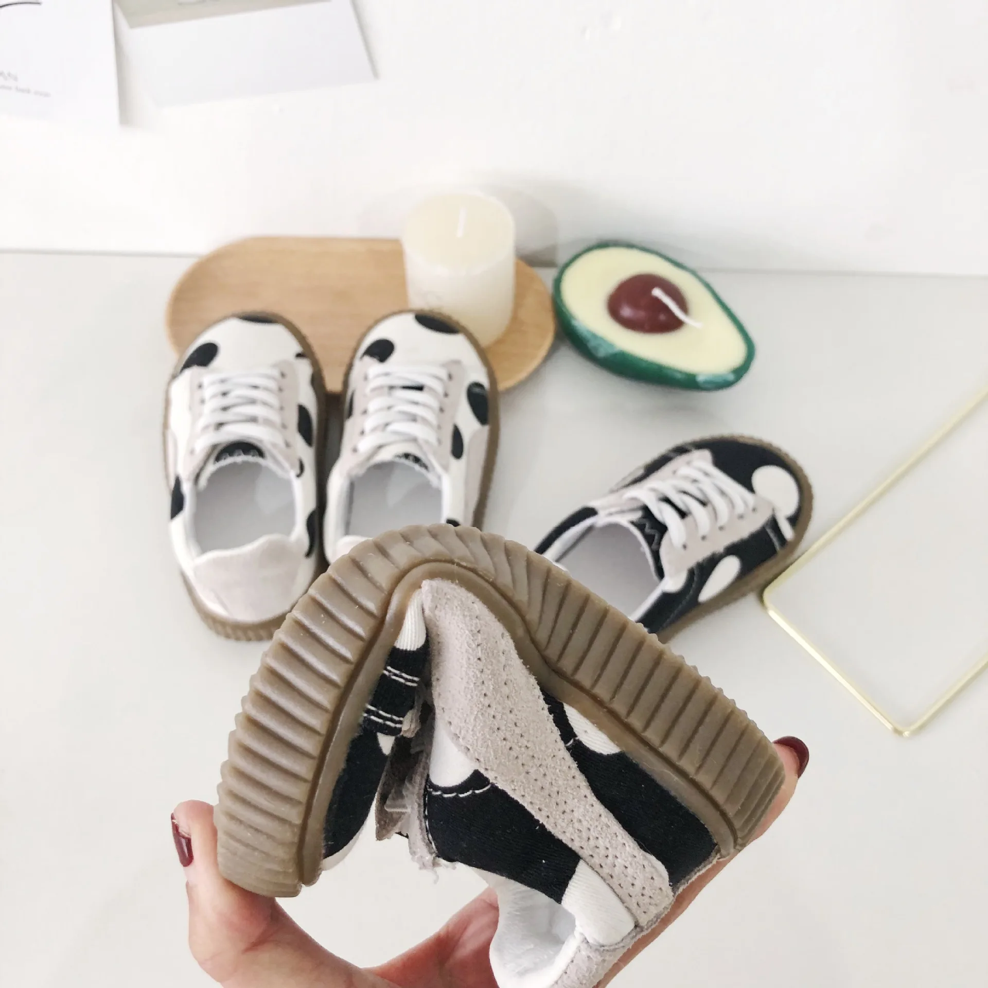 

Spring 2019 New Rdot Canvas Shoes for Boys and Girls Enfant Casual Sport Girls Shoes Kids Sneakers Breathable Children Shoes