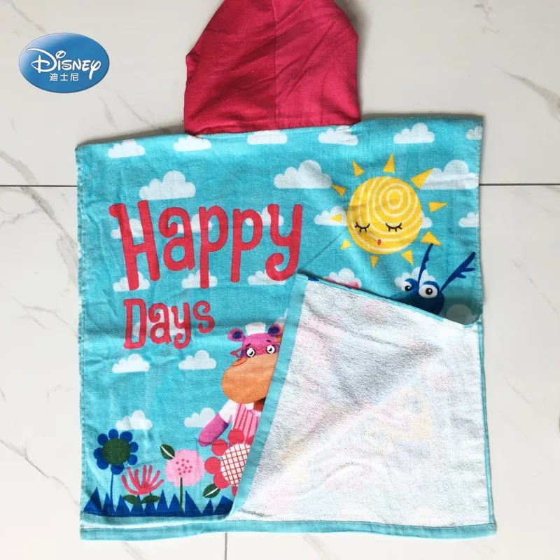 Disney/банное полотенце в черный и красный горошек с Минни Маус, хлопок, с капюшоном, для маленьких мальчиков и девочек, детское пляжное/бильярдное полотенце/накидка