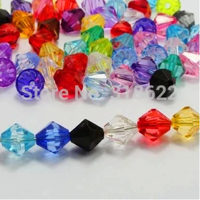 500 шт. акриловые бусины для бижутерии 6 мм 4 Х6 мм|jewelry cotton|beaded designer jewelrybead machine |