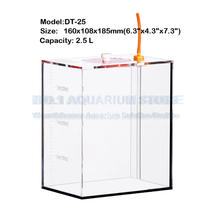 2.5L Container Красная морская звезда дозирующий насос dt-25 весы ведро для хранения жидкости со шкалой 2,5 литров высокое качество акрил Сделано - Цвет: 2.5L Container