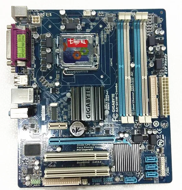 Для Gigabyte GA-G41M-Combo оригинальная настольная материнская плата G41M-Combo G41 Socket LGA 775 DDR2 DDR3 Micro-ATX распродажа