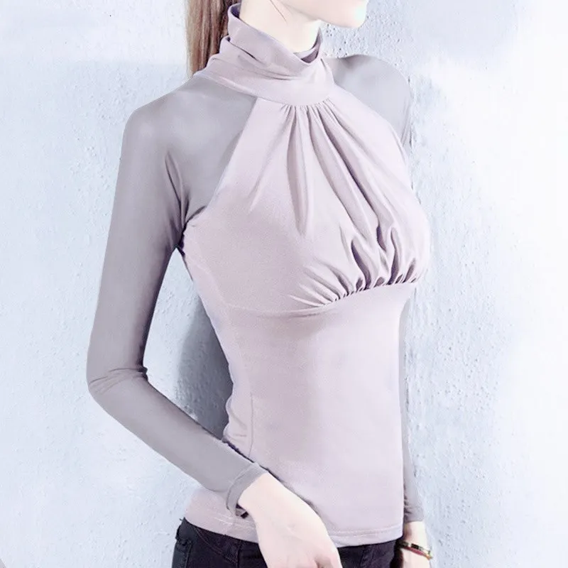 Женская кружевная блузка с длинным рукавом весна осень 2019|blusas fashion|blouse longlace blouse |