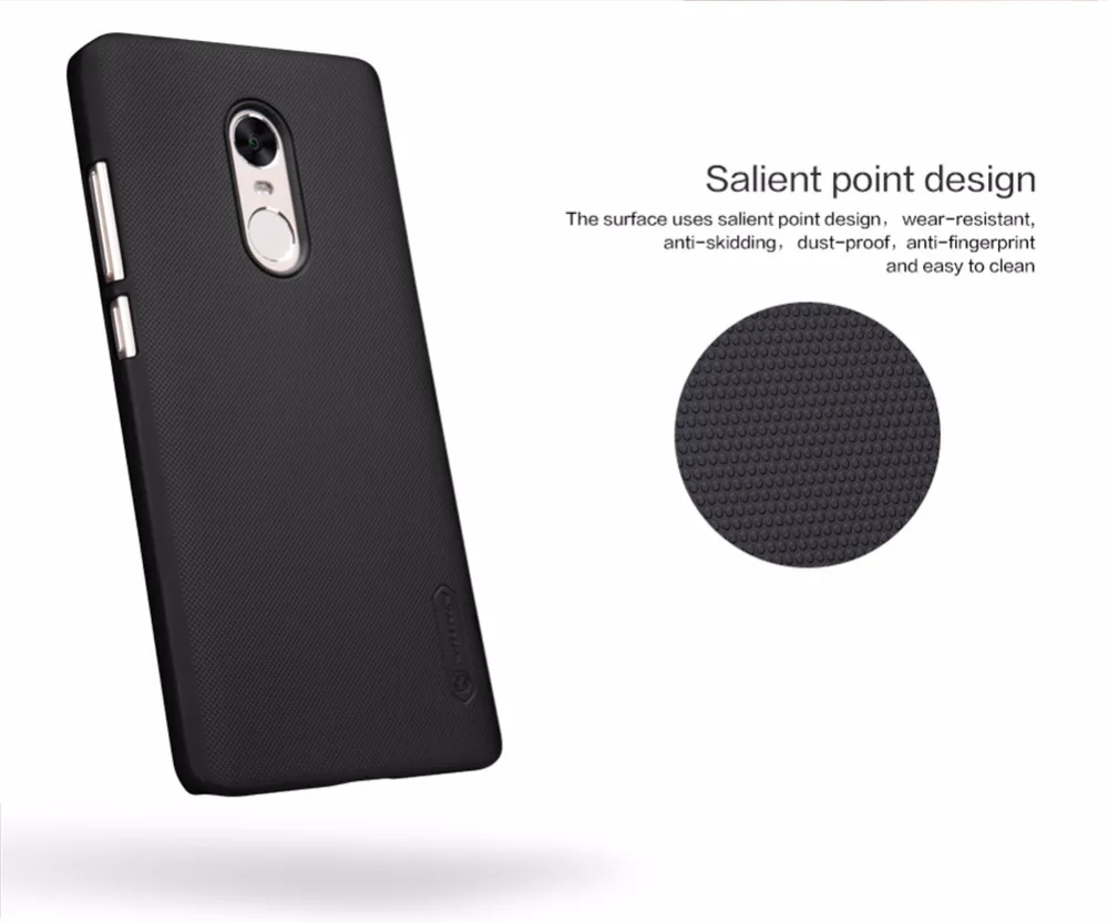 Оригинальный чехол Nillkin для xiaomi redmi note 4X жесткий матовый защитный телефона из ПК