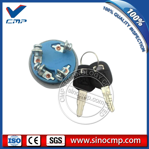 Переключатель зажигания SINOCMP 320C для экскаватора 9G 7641 9G7641 с 2 ключами и 4