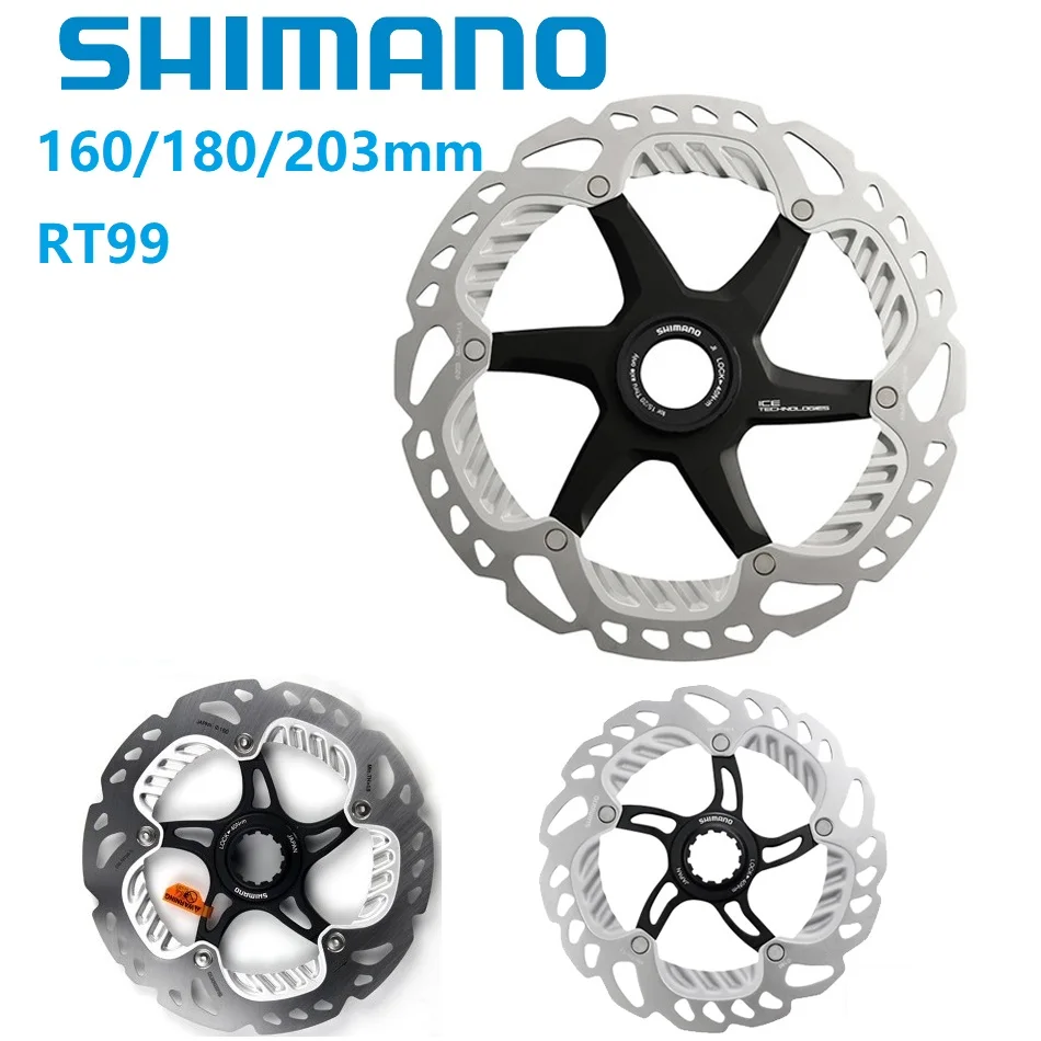 SHIMANO X T R RT99 дисковый тормоз ротор SM 160 мм 180 203 тормозной диск Средний замок