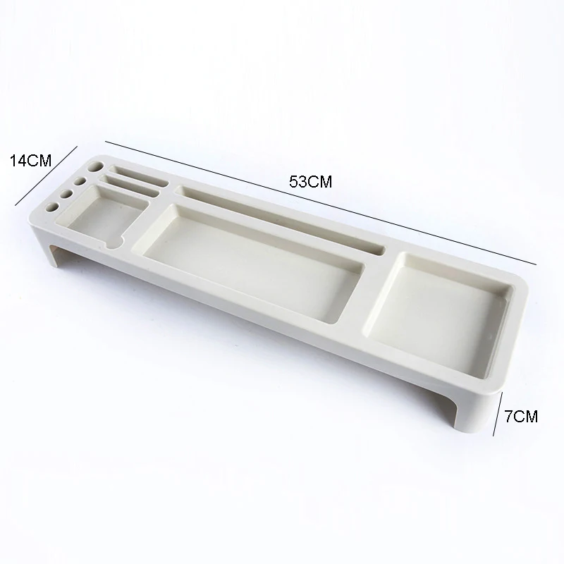 

3 Color Multifunction Desk Storage Rack Plastic Keyboard Storage Rack Mobile Phone Stationery Storage Office Stationery Rack