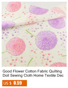 Teramila Cotton Fabric 25 Designs Animial Cartoon Patchwork Quilting Charm Packs Meter Home Textile Clothing Bedding