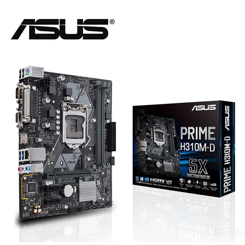 Полностью новая материнская плата Asus PRIME для настольного ПК Intel H310 чипсет LGA1151