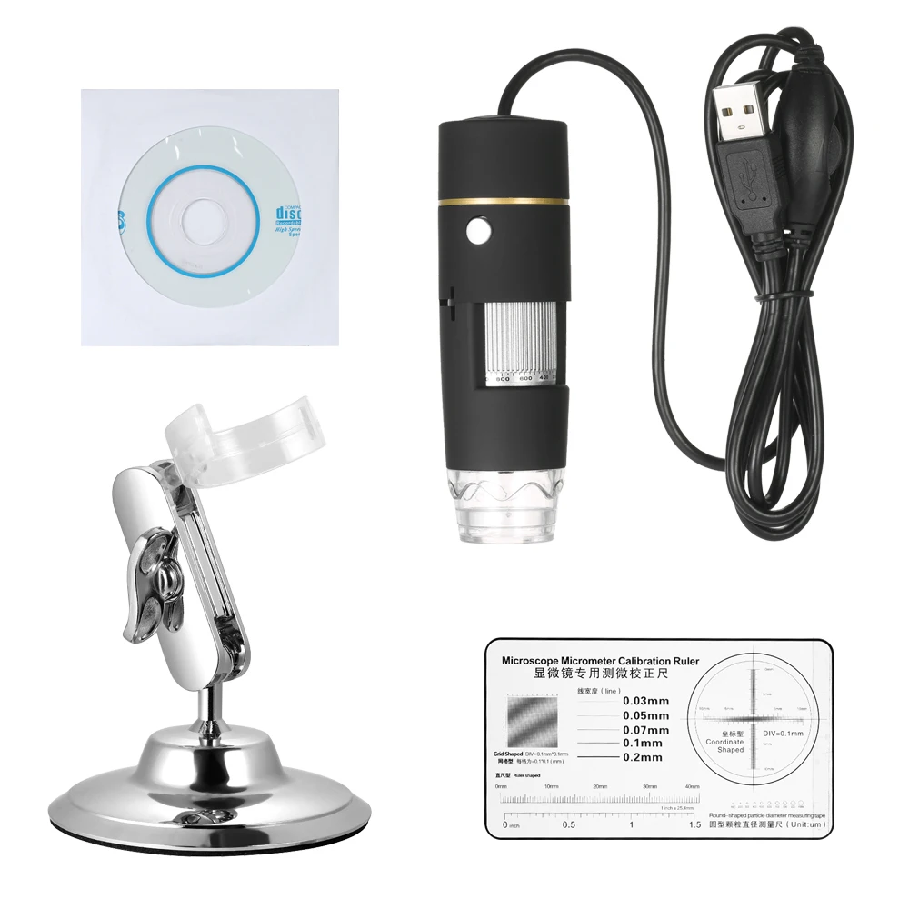 1000X Цифровой Микроскоп USB микроскоп с функцией OTG камера эндоскоп 8 светодиодными