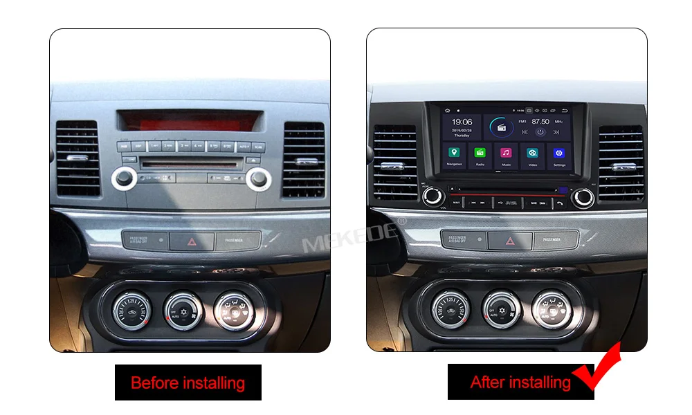 Android 9,0 " 2din автомобильный gps Навигатор Радио-Кассетный проигрыватель для Mitsubishi Lancer EX EVO Lancer 10 2006- WiFi BT USB navi