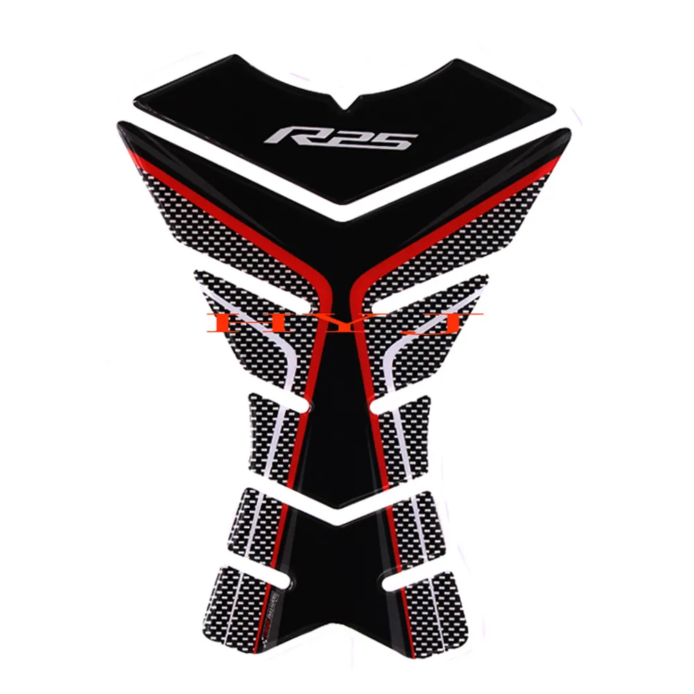 3D бак мотоцикла Pad Protector наклейки Чехол для Yamaha R25 YZF Tankpad|Накладки и декоративные