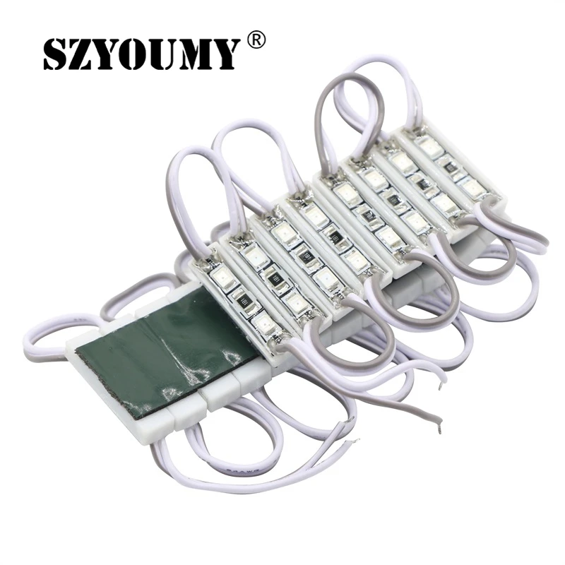 SZYOUMY SMD 2835 2 светодиодный модуль DC12V водонепроницаемый дисплей модули для рекламы