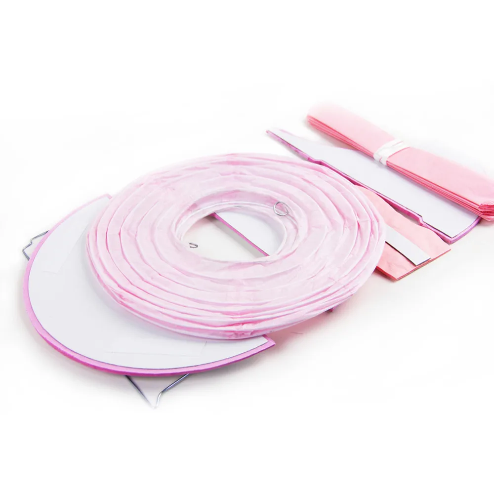 Розовый оттенок 6 шт смешанный и сочетающийся набор бумажных украшений (сотовый