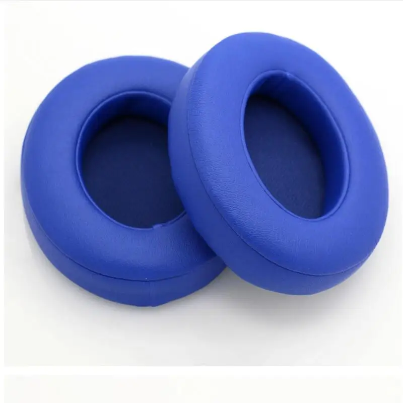 2шт/пара Кожаные насадки для наушников Foam для Monster Beats Studio 2.0 3.0, подушки для ушей, спонжевые амбушюры для замены.