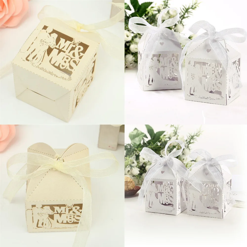 50 шт./упак. &quotсделай сам&quot для невесты и подружки лазерная резка конфетная