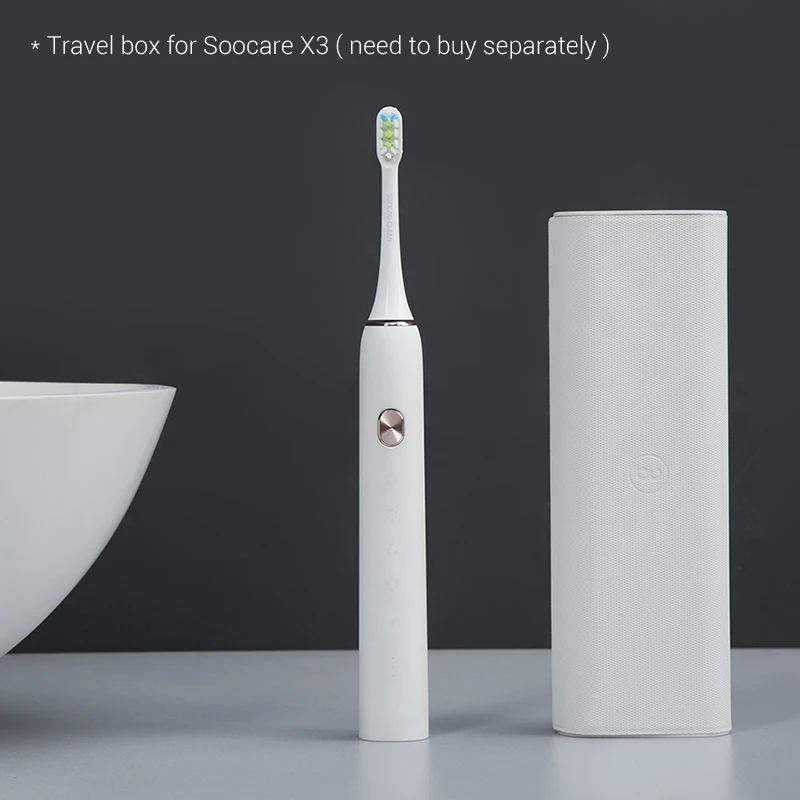 Xiaomi Mijia Soocare X3 Soocas Модернизированный Электрический звуковой смарт-очиститель Bluetooth водонепроницаемый беспроводной пульт дистанционного управления
