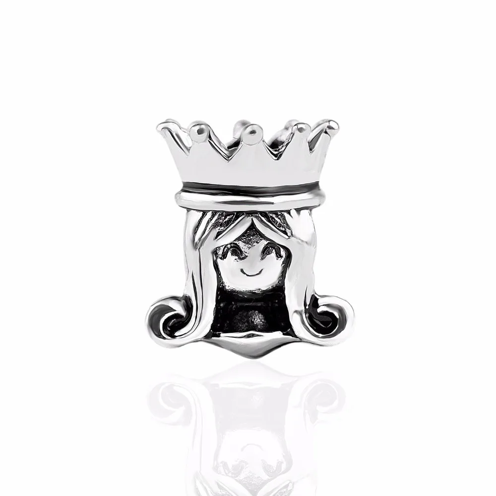 Новинка 2017 европейская корона принцесса сплав посеребренные бусины