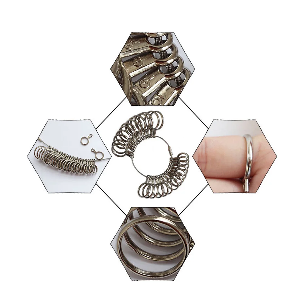 Шаблонное кольца Sizer набор размерная трубка Палец инструмент оправки дома