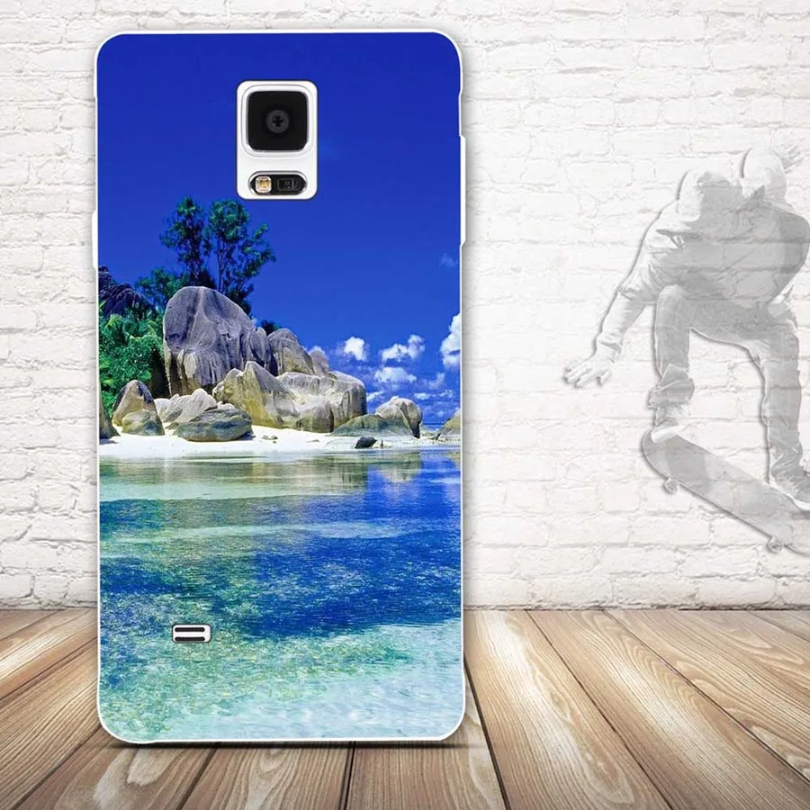 Чехол для телефона Samsung Galaxy Note 4 силиконовый мягкий ТПУ чехол-накладка с милым