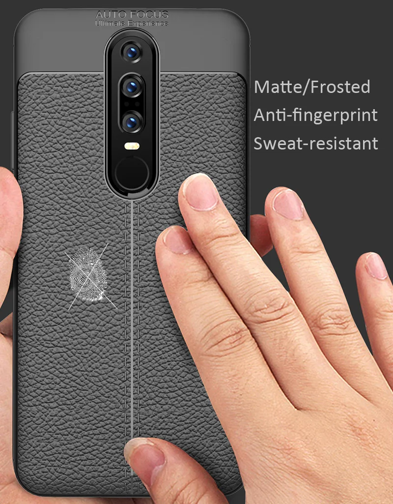 Матовый Мягкий силиконовый чехол из ТПУ для Huawei Mate RS кожаный с текстурой