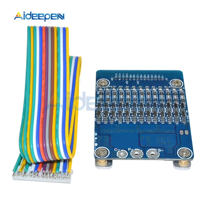 13S 20A 48V баланс литий ионная 18650 защита батареи PCB плата от перезаряда короткого
