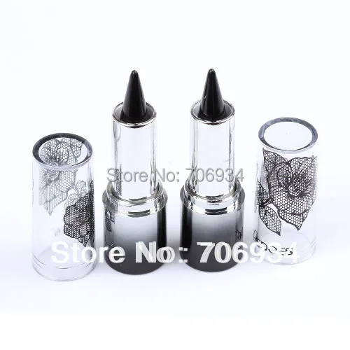 Подводка для глаз крем карандаш 24 шт. черная палочка изумрудная водостойкая