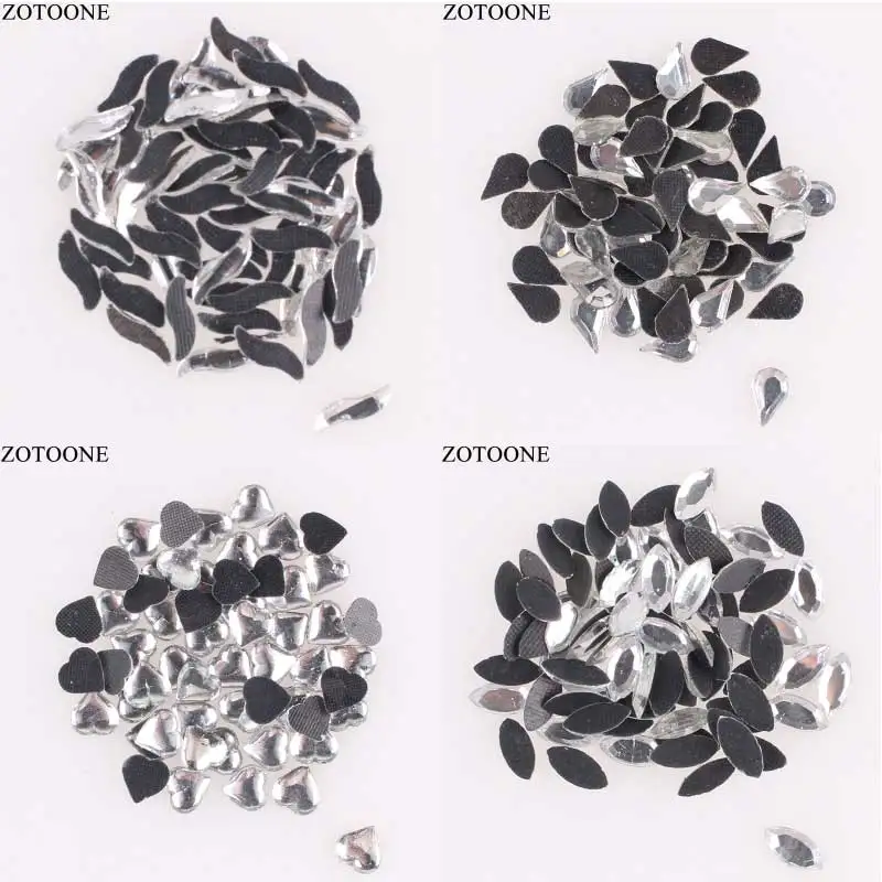 ZOTOONE 50 шт в наборе &quotсделай сам&quot с украшением виде кристаллов Швейные Стразы